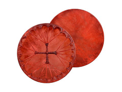 Shaman Drums Made of Cedar Wood with Red Skins Head Bag & Beaters by VW.