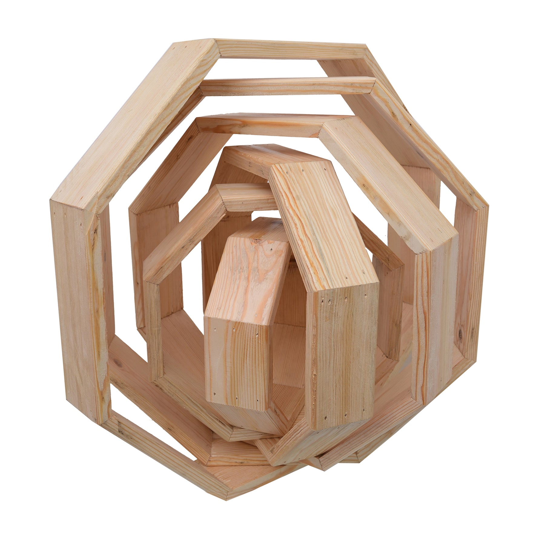 Set of Shaman drum 8-corners Wooden Hoops Solid Wood Size 12,14,16,18,20 inch