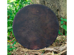 Shaman Drums Made of Cedar Wood with Black Color Skins Head Bag & Beaters by VW
