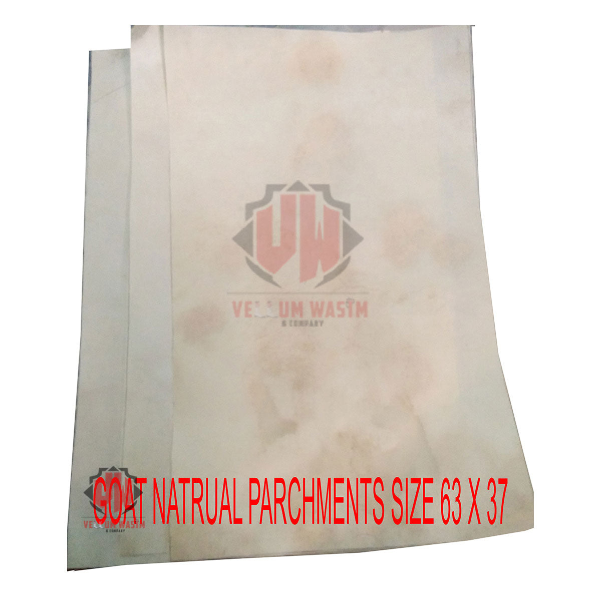 10-Pieces Natural Goat Vellum Parchment for Book Bending calligraphy.