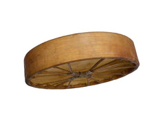 Shaman Drums made of Cedar Wood with Natural Cow skins with Bag & Beatres by VW