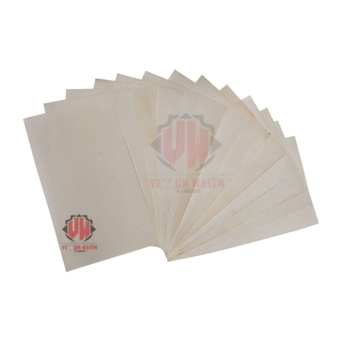 10-Pieces Natural Goat Vellum Parchment for Book Bending calligraphy.