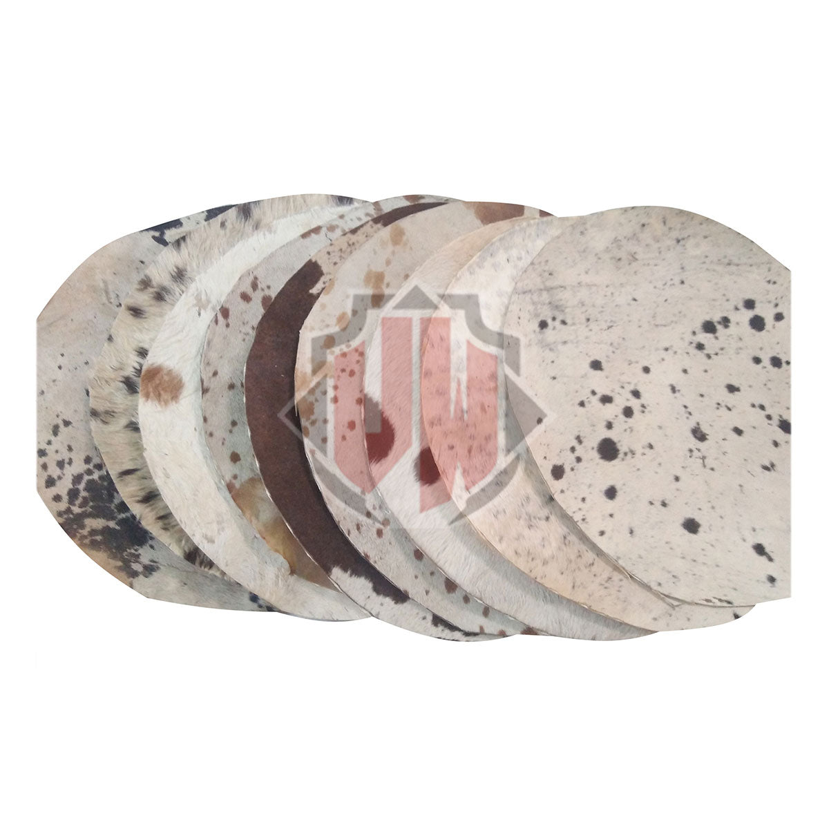 10 Pieces Cow  skins with Hair  for All kinds of Drums by Vellum Wasim.