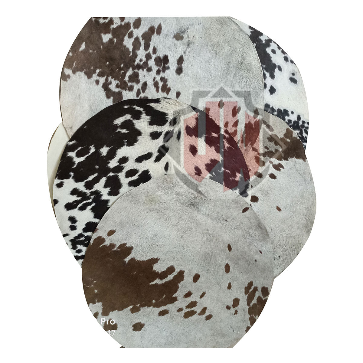 10 Pieces Cow  skins with Hair  for All kinds of Drums by Vellum Wasim.