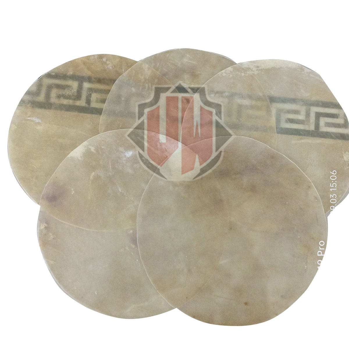 10 Pieces Natural Cow skins for All kinds of Drums by Vellum Wasim.