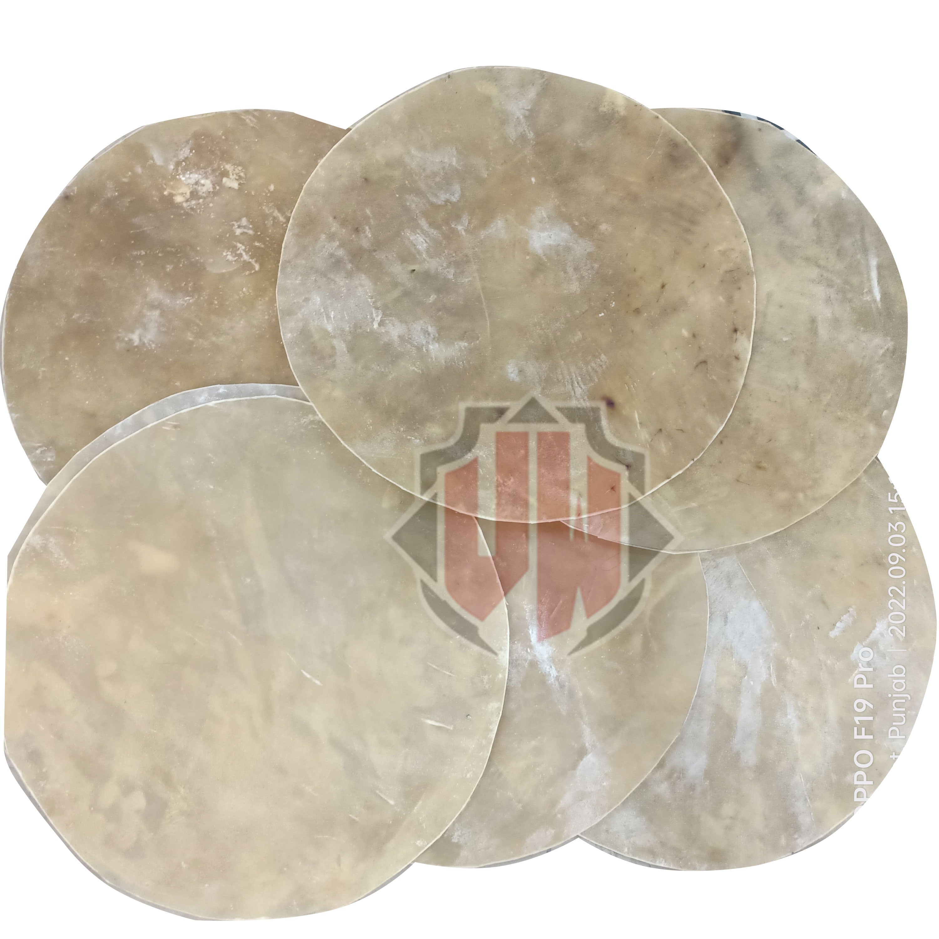 10 Pieces Natural Cow skins for All kinds of Drums by Vellum Wasim.