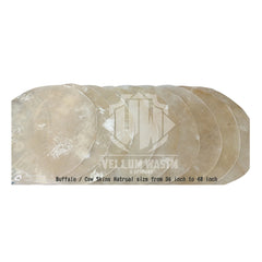10 Pieces Natural Cow or Buffalo Skins for all kinds of Large Drums by VW.