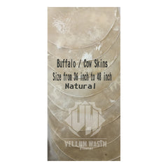 10 Pieces Natural Cow or Buffalo Skins for all kinds of Large Drums by VW.