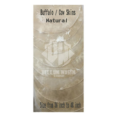 10 Pieces Natural Cow or Buffalo Skins for all kinds of Large Drums by VW.
