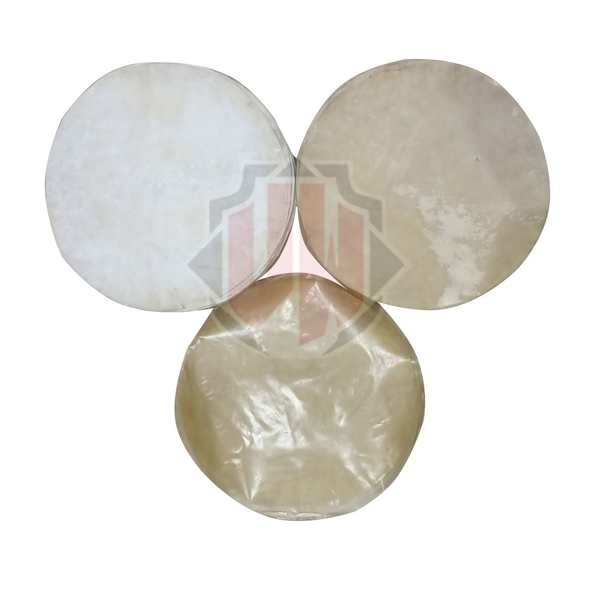 10 Pieces Goat Skins White,Natural ,Transparent for all kinds of Banjo Think Quality by VW.