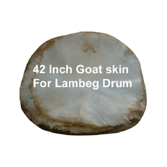 10-Pieces Goat Natural LAMBEG Drum Skins size 40-42 inch by VellumWasim